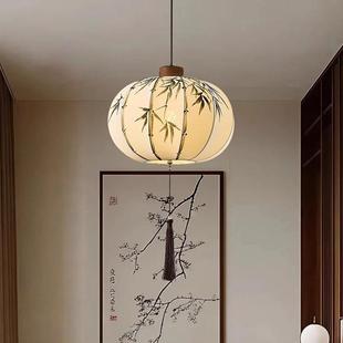 宋式美学中式吊灯新款创意中国风灯笼装饰灯复古餐厅书房卧室吊灯