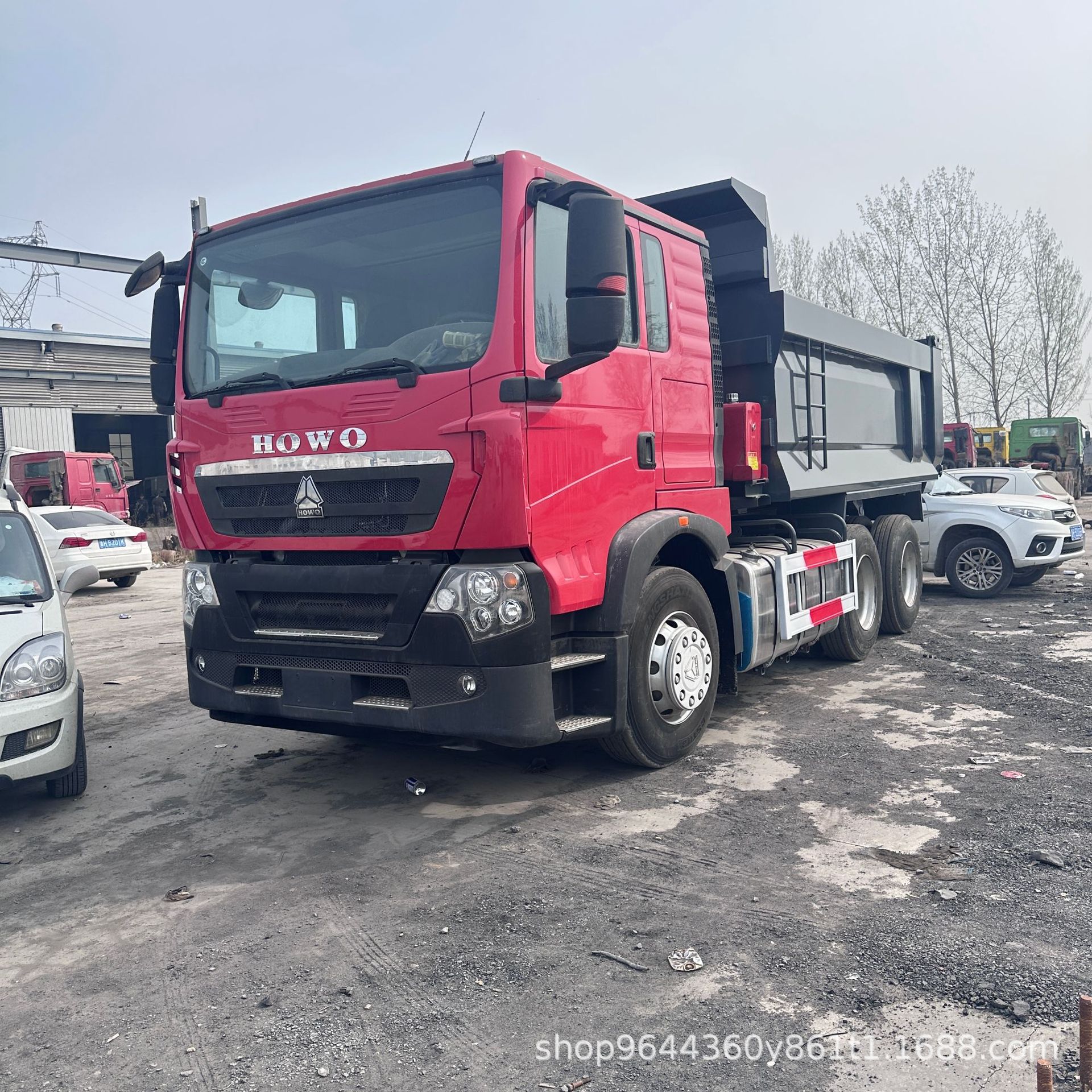 跨境非洲排放豪沃牵引拖车 重汽发动机460马力牵引卡车牵引车