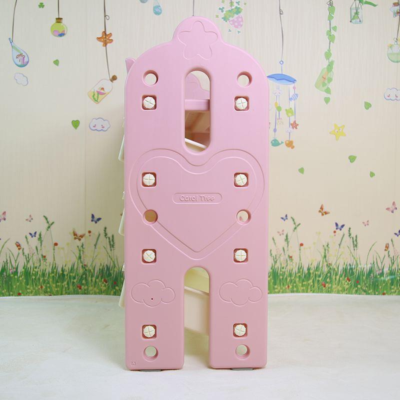 幼儿园置物架收纳筐家用宝宝卡通塑料储物柜儿童玩具收纳架