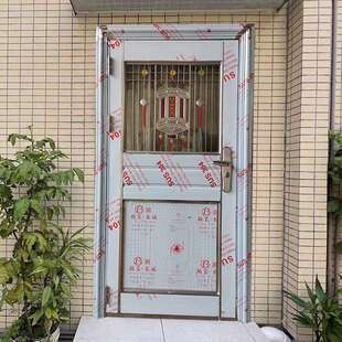 304不锈钢单门楼顶阳台门进户防盗门农村入户门厨房后门工程