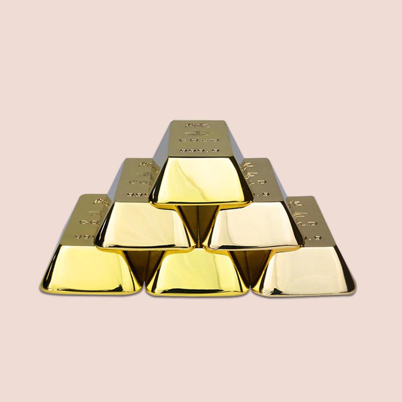 仿真金砖金条摆件家居开业庆典喜庆装饰品喜庆创意摆件拍摄道具