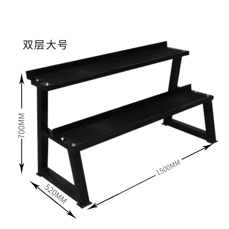 工作室壶铃放置架组合训练健身架双层壶铃架健身房收纳器械