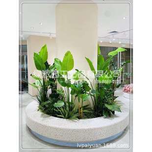 仿真绿植摆件大型落地室内旅人蕉仿真树造景服装店办公室墙角装饰