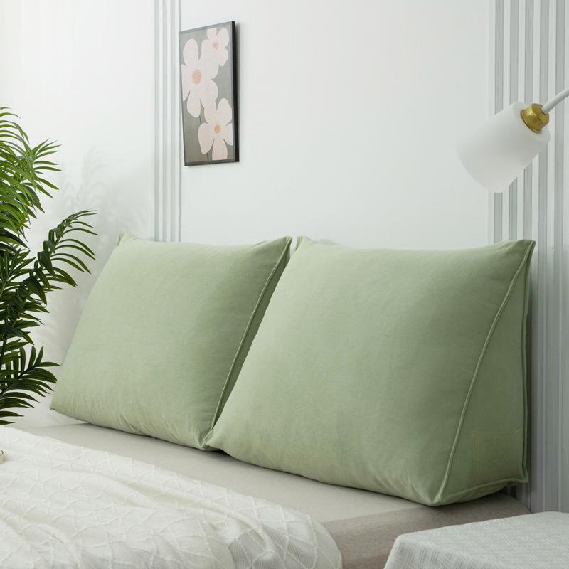 三角床头靠垫沙发靠枕护腰大号客厅床上大靠背垫飘窗抱枕可拆洗