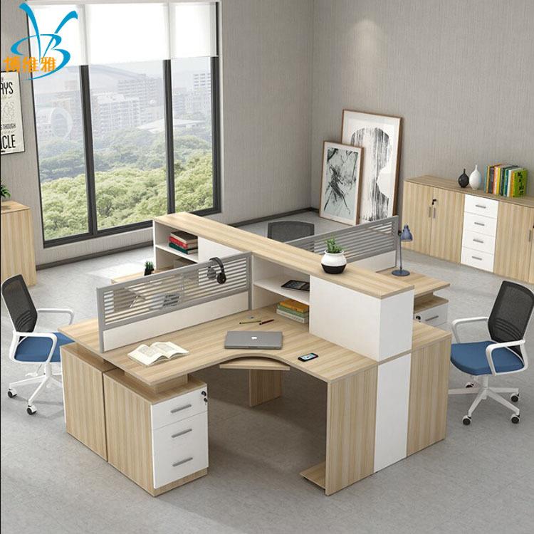 简约现代职员办公桌组合办公家具屏风桌职员桌员工位