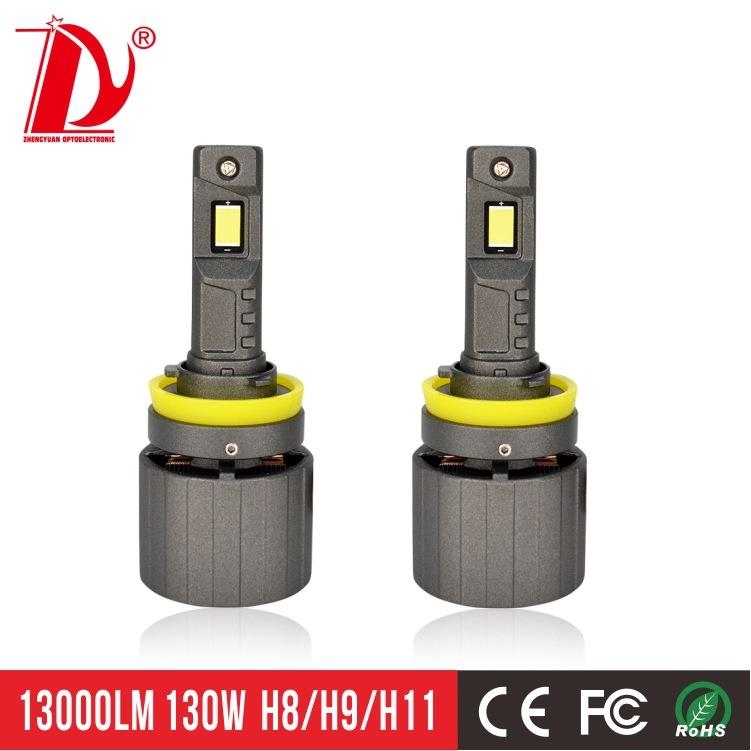 LED车灯前大灯P19新品直销单亮H11/H8/H965W大功率车灯