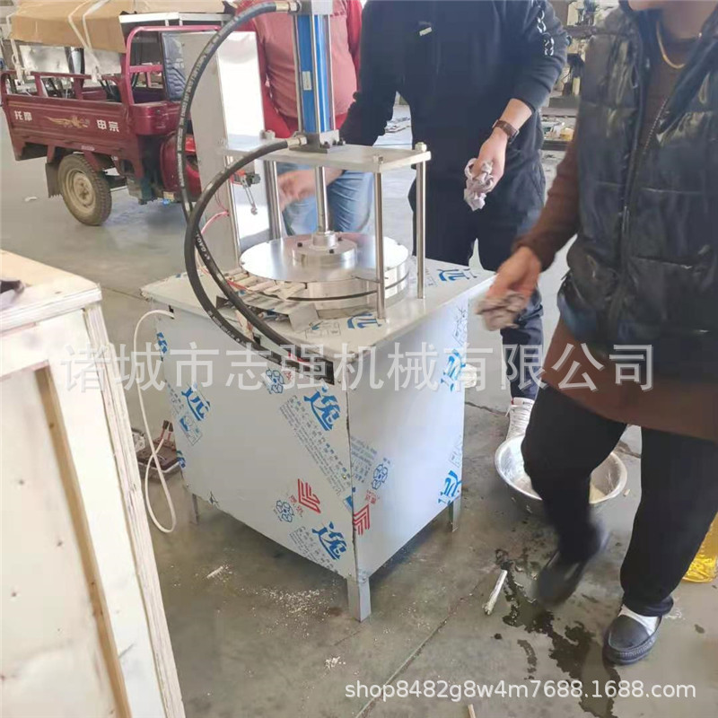 气动烙饼机 麻辣串卷饼机 双面烙饼机器 30型商用全自动烙饼机
