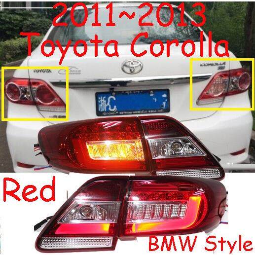 适用于丰田卡罗拉尾灯LED后照灯刹车灯包尾灯日行灯雾灯2011~2013