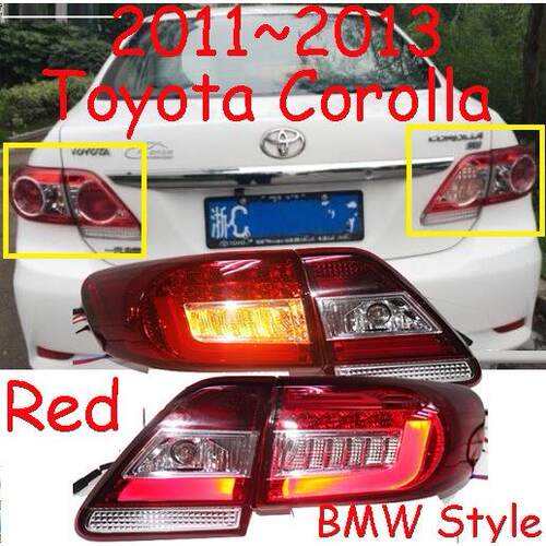 适用于丰田卡罗拉尾灯LED后照灯刹车灯包尾灯日行灯雾灯2011~2013