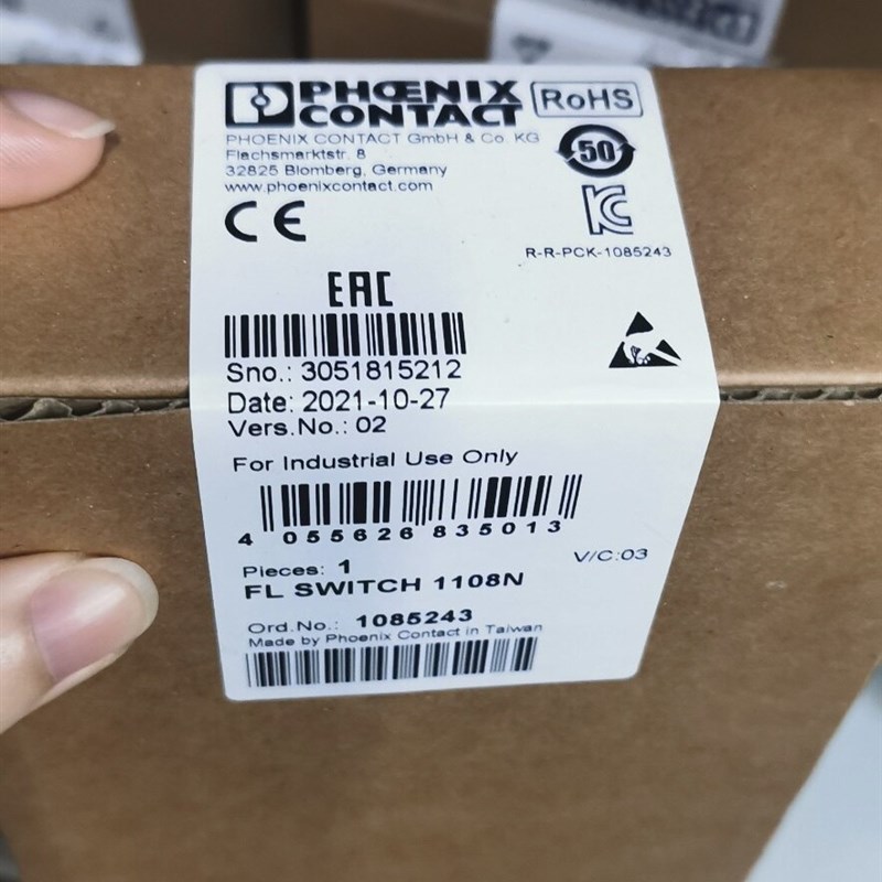 PHOENIX CONTACT菲尼克斯交换机,FL SWITCH 1108N - 1085243