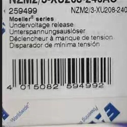 伊顿穆勒NZM2/3-XU208-240AC塑壳断路器欠压线圈EATON原装正品