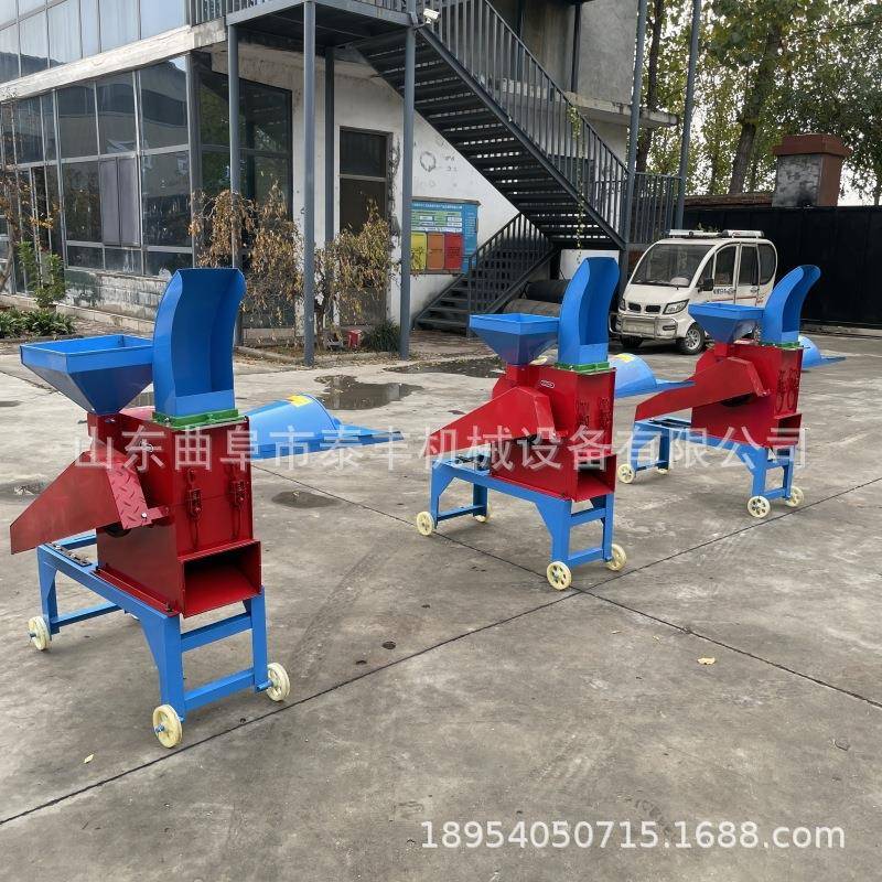 牧草打浆机超细粉碎干湿两用青草玉米秸秆粉碎机玉米饲料粉碎机