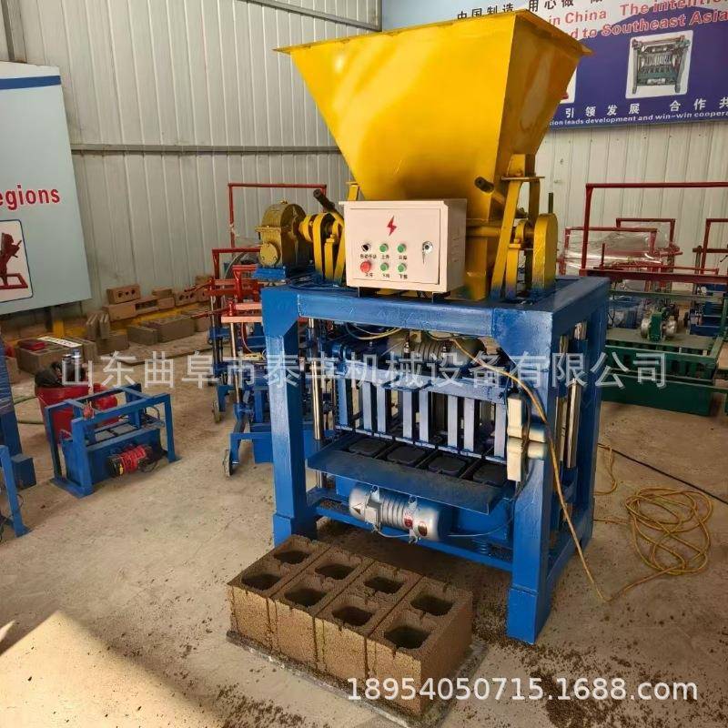 小型手动人工打砖机家用两相电移动空心水泥制砖机免烧砖设备模具