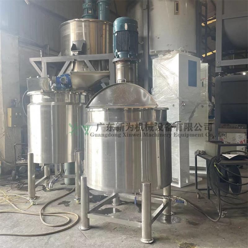 现货不锈钢搅拌罐化工液加热冷却拌料机单双层反应釜1-10吨