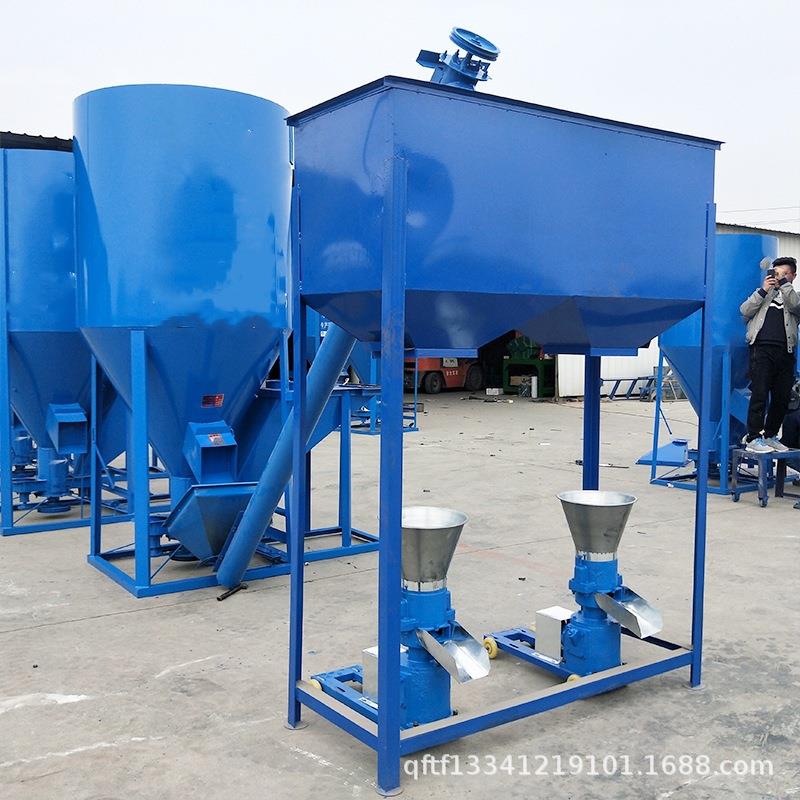 蘑菇菌渣有机肥颗粒机发酵青贮草料制粒机小型家禽饲料颗粒机