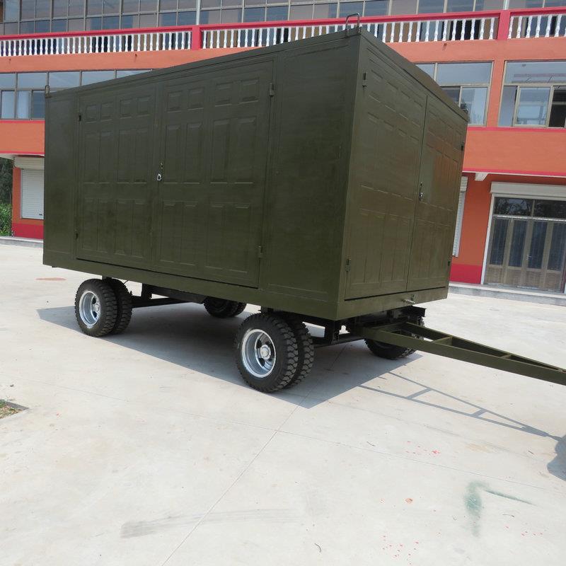 箱式四轮拖车货运箱式运输半挂车自卸侧翻半挂车载重汽车