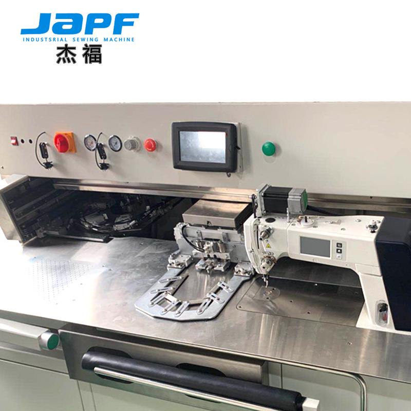 全自动免烫贴袋机工业电脑针车缝纫机服装贴袋厂家直销