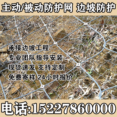 锐居主动被动边坡防护网源头厂家