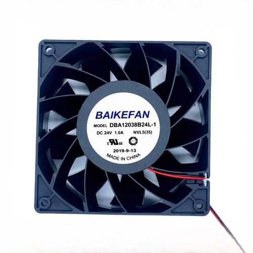 原装BAIKE DBA12038B24L-1 24V 1.0A 大风量双滚珠变频器散热风扇