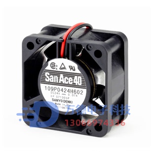 24V 0.07A 4cm 三洋 发那科 109P0424H602 4020 变频器风扇 Sanyo