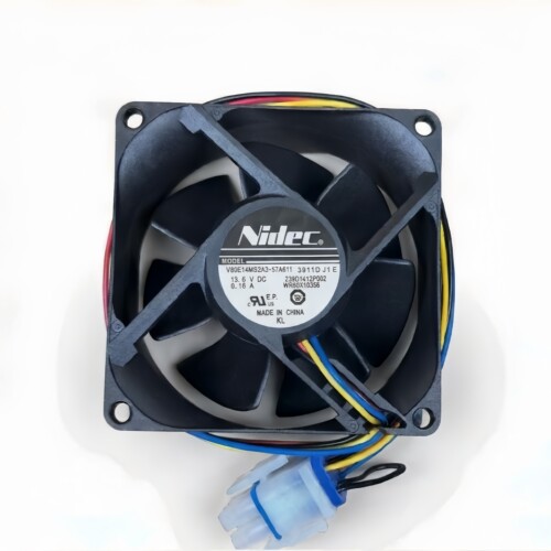 Nidec V80E14MS2A3-57A611 13.6V 0.16A 8cm8038冰箱防水散热风扇