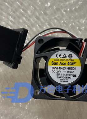 三洋SanAce40WF 9WF0424H6504/6503 A90L-0001-0575#AB发那科风扇