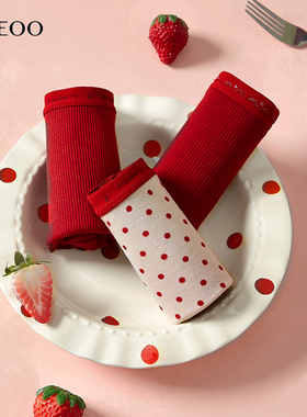 秘语本命年红色内裤女安可拉中腰无痕包臀喜庆新婚平角短裤62126