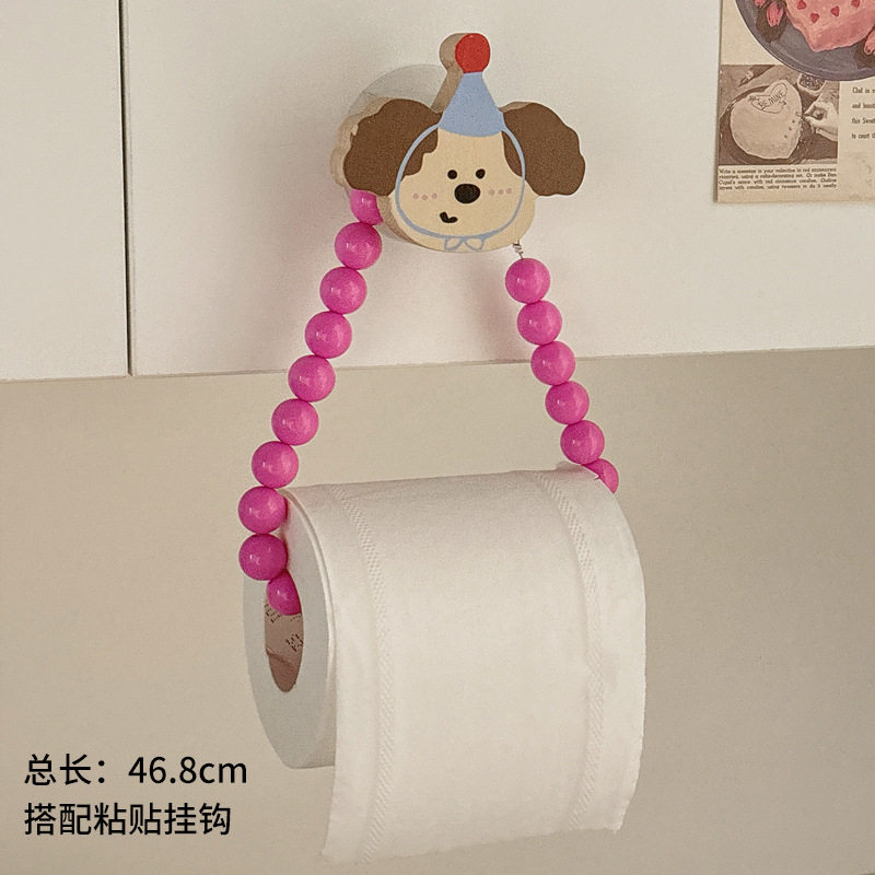 可爱创意纸巾架厕所卷纸挂架置物架免打孔卫生间厕纸挂卷纸架