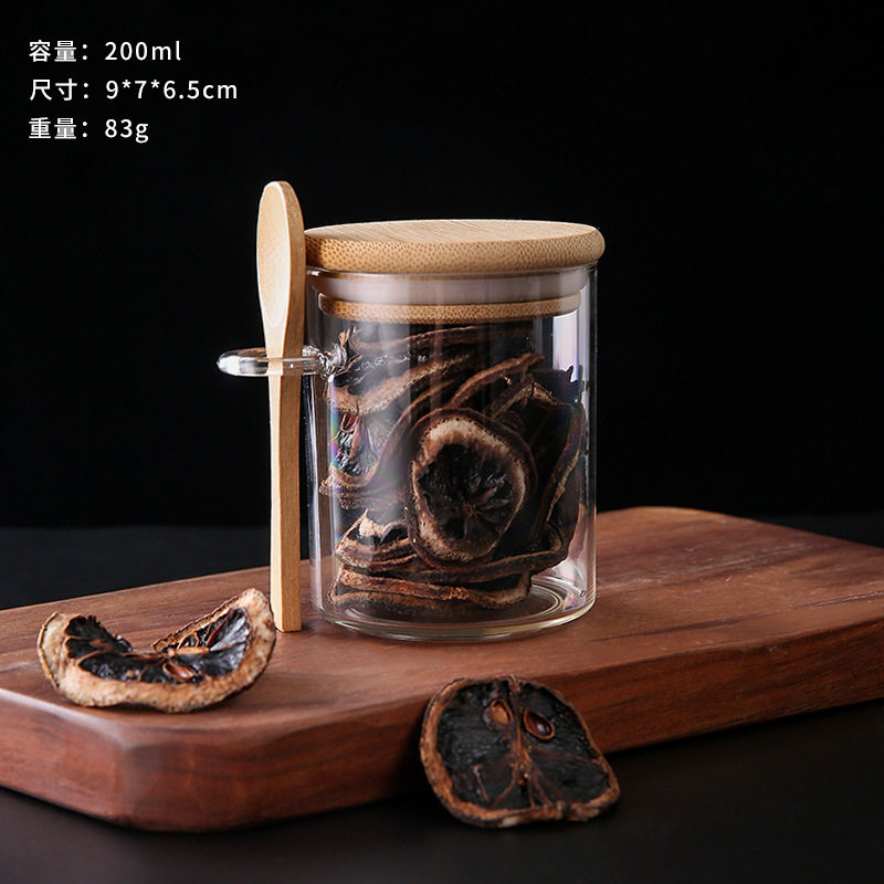咖啡豆密封罐玻璃储物罐零食罐五谷杂粮收纳罐大容量干货茶叶罐子