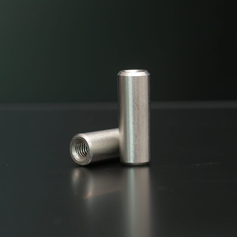 304不锈钢内螺纹圆锥销GB118锥销5-1I6本色高精度1:50锥度销钉