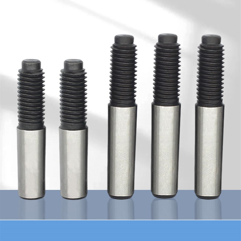 螺尾锥销GB881k高强度45#钢圆锥销钉销子4-30淬火外螺纹锥度
