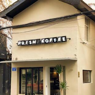 咖啡馆户外灯箱定制门头招牌设计简约店招发光灯箱铁艺广告牌制作