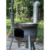 户外柴火炉农村特大号大铁锅台灶炉子家用烧木柴材灶锅灶套餐新款