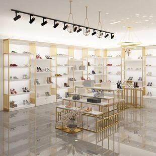 展示架鞋子休闲鞋陈列架童鞋店货架商场鞋包架高档鞋店鞋架展示柜