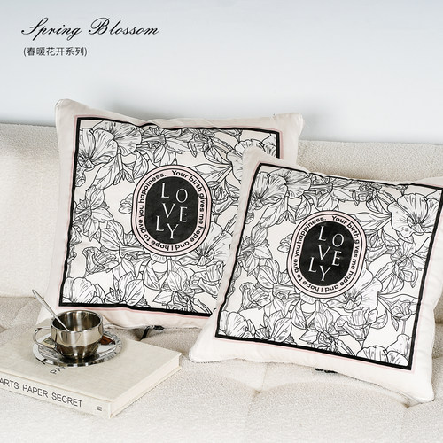 四季款图案印花抱枕被两用二合一