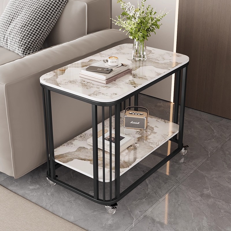 沙发边几小推车移动小桌子卧室床边茶几置物架轻奢高级感简约边柜