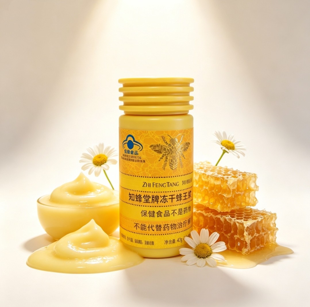 冻干蜂王浆知蜂堂胶囊王浆正品120粒冻干粉中老年保健食品