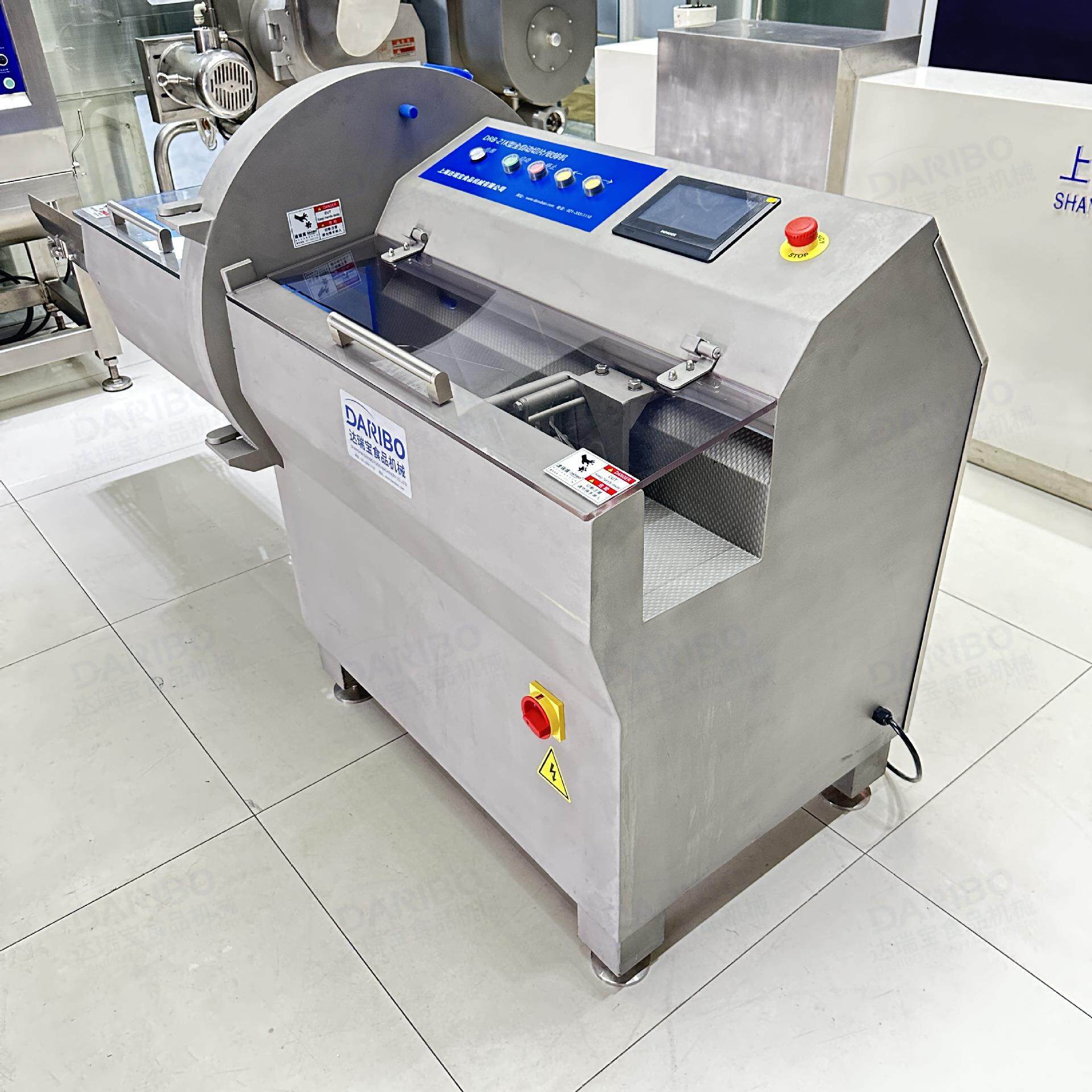 lDRB-21K砍排机大型 全自动冻肉切片机 银鳕鱼切块机切三文鱼排机