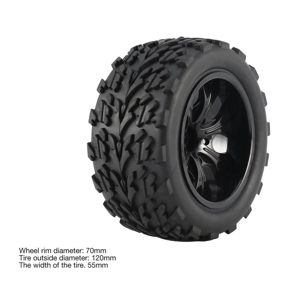 RC 模型车1/10从字胎花大脚轮胎