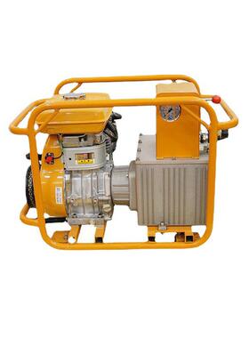 电力施工HPE-700MX遥控双回路汽油机泵高压液压泵压接工具驱动泵