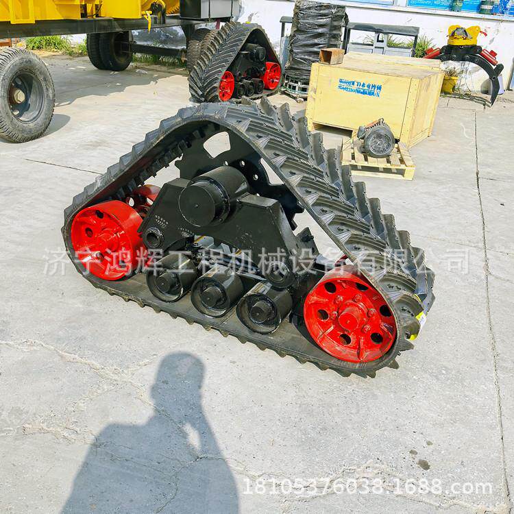 农机三角履带半链轨 收割机改装履带行走 防滑防陷安装简单快捷方