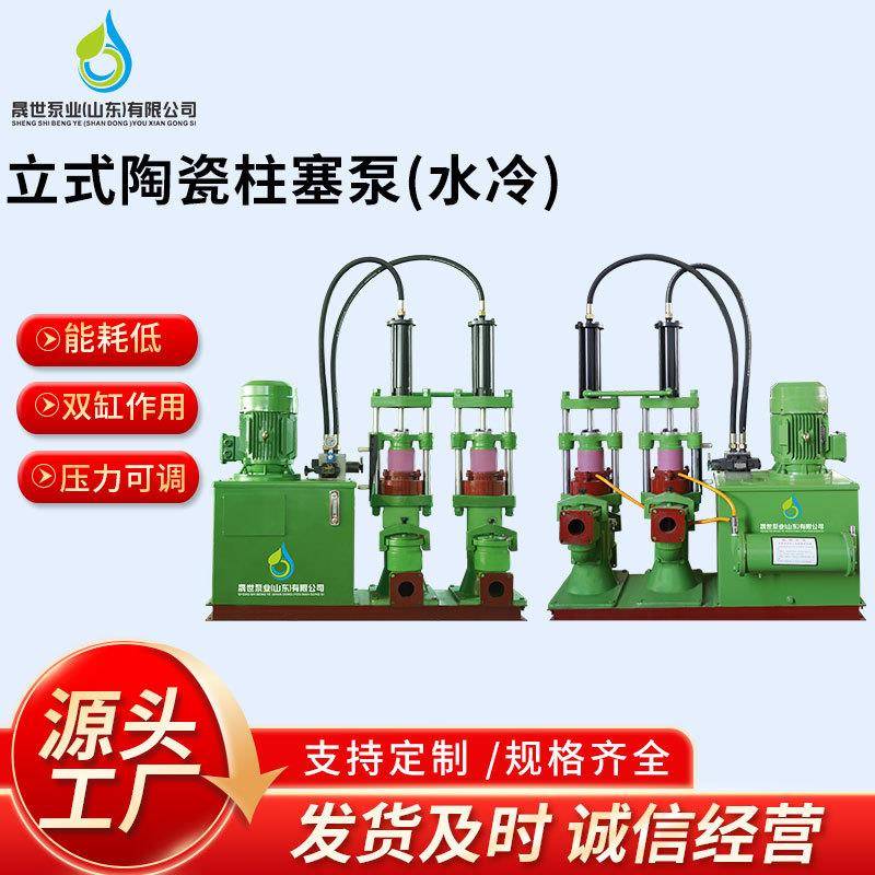 陶瓷柱塞泵印染皮革造纸业污水泥浆处理高压泵液压陶瓷柱塞泵