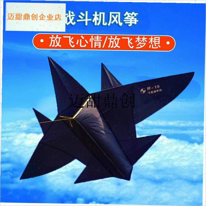 坊飞机风筝2024新款儿童微风易飞大人专用成人战Y斗机风筝高档,