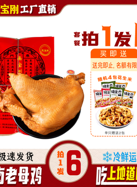 河南特产正宗画宝刚道口烧鸡熟食五香整只麻椒鸡工厂直销包邮