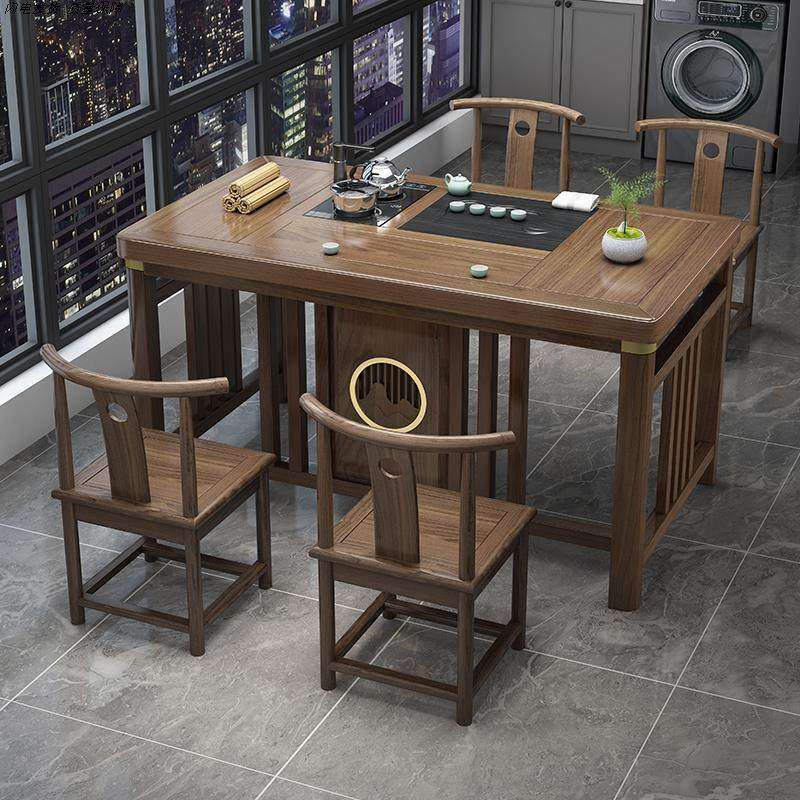 阳台小户型组合新中式实木办公五椅家用功夫泡茶台特别好看的茶几,户外/登山/野营/旅行用品,户外桌子,淘宝优惠券,粉丝福利购,淘宝优惠卷