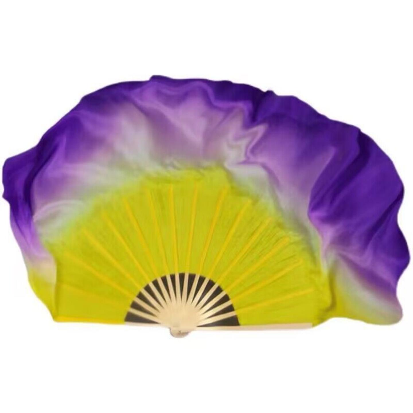 十八焕碟黄紫渐变同款中国舞群舞