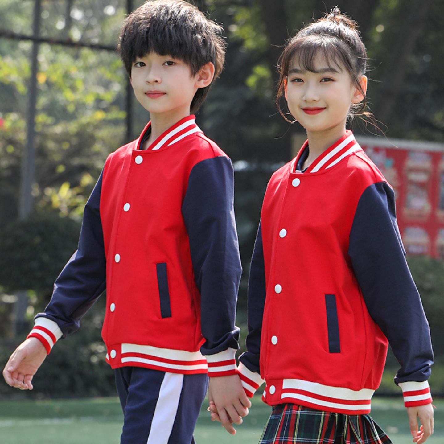 春秋新款运动校服棒球服印
