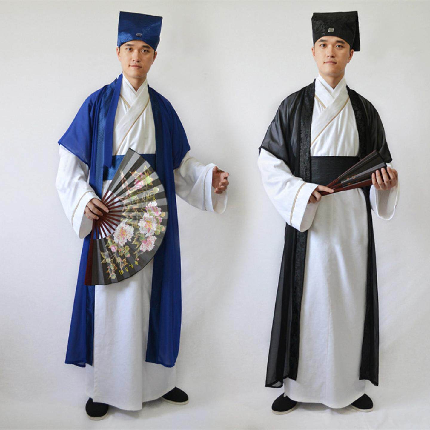 古装书生服装古代民族演出服唐装