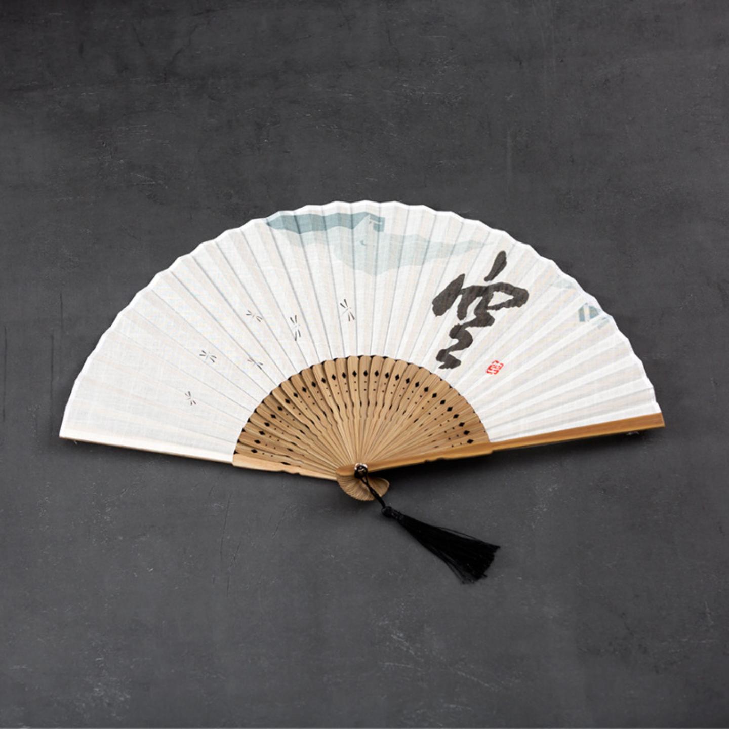 中女式折扇随身水墨汉服小扇子