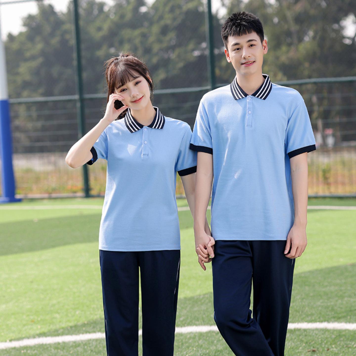 新夏季初中生班服套装韩版学院风
